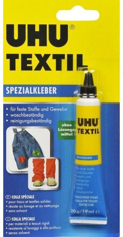 Клей специальный UHU Textil, для ткани и текстильных материалов, 20г