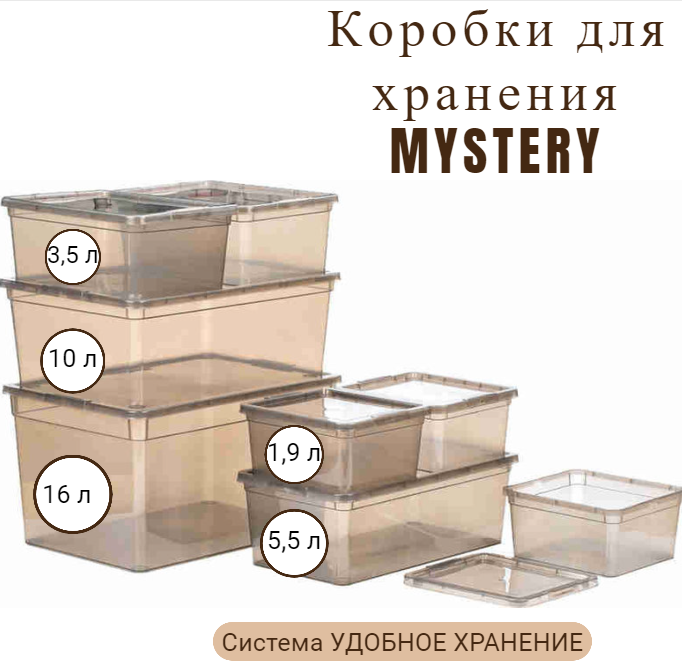 Коробка полимербыт MYSTERY 3.5л