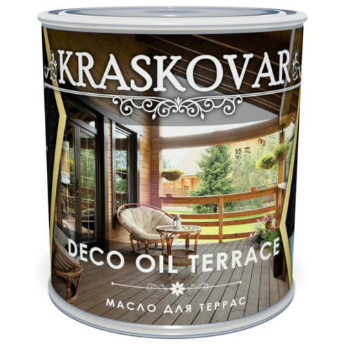 Масло Kraskovar Deco Oil Terrace, тоскана, 0.75 л