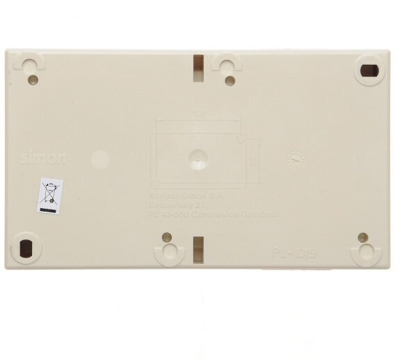 15 Aqua 1594511-031 Блок комбинированный (1 кл.+1 роз., 10+16 А, в сборе, открытая установка, з/к, крышка, слоновая кость) Упаковка (6 шт.) Simon - фото №4