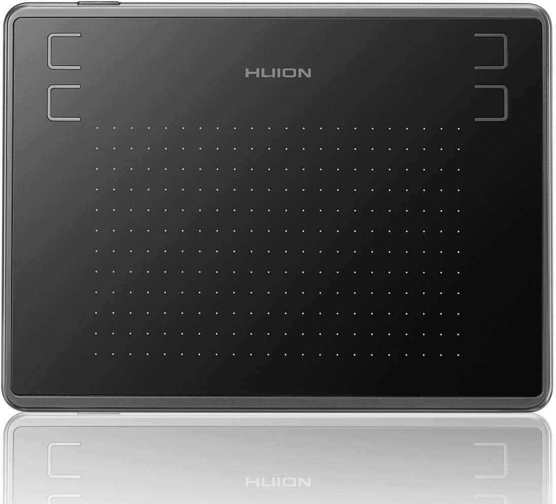 Графический планшет для рисования HUION H430P Ростест (ЕАС), черный - фотография № 18