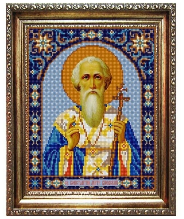 Рисунок на ткани Конёк "Св. Константин", 20x25 см