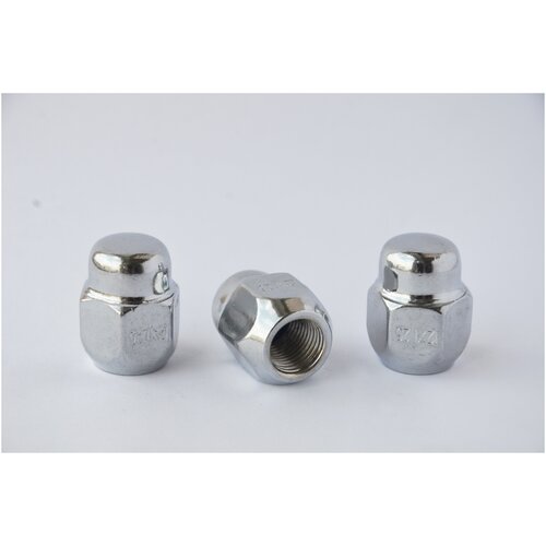 Колесные гайки М12х1,5 высота (27мм) Хром Конус Ключ 19