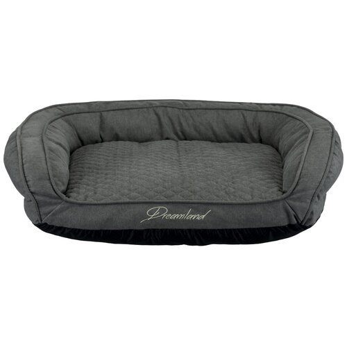 Лежак для собак TRIXIE Dreamland sofa  100х80х12 см 100 см 80 см прямоугольная темно-серый 12 см