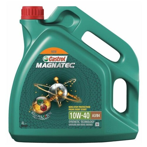 Castrol Масло Моторное Castrol Magnatec 10w-40 Полусинтетическое 4 Л 15c973