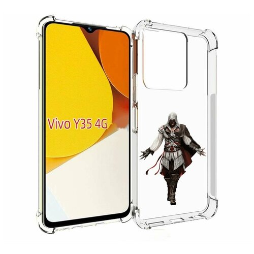 Чехол MyPads Assassin's-Creed мужской для Vivo Y35 4G 2022 / Vivo Y22 задняя-панель-накладка-бампер