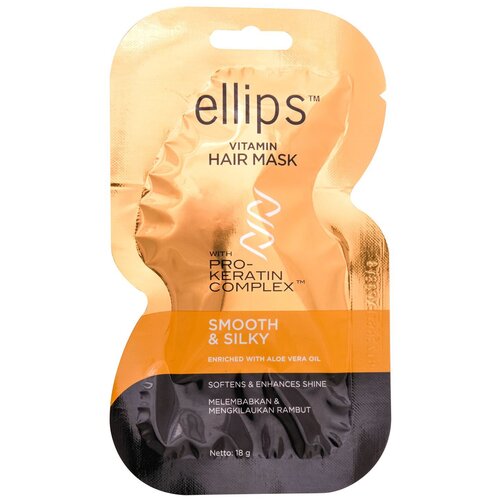 маска для волос ellips PRO-KERATIN COMPLEX - Smooth & Silky