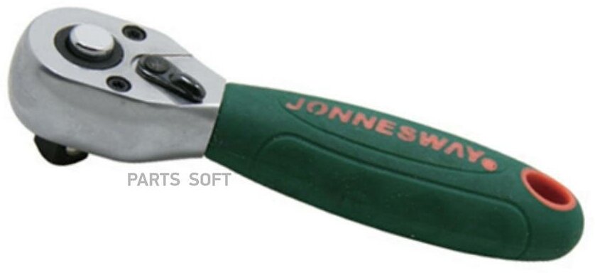 JONNESWAY R2902B Рукоятка трещоточная укороченная 1/4 DR, 36 зубцов, 100 мм