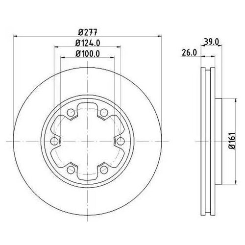 фото Тормозной диск nisshinbo nd2014