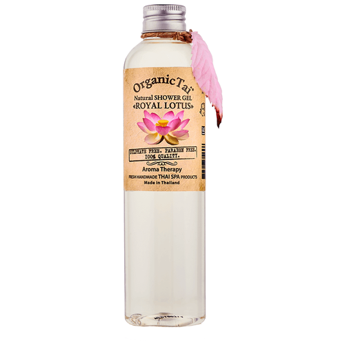 Гель для душа OrganicTai Королевский лотослотос, 260 мл, 260 г гель для душа organictai frangipani 260 мл 260 г