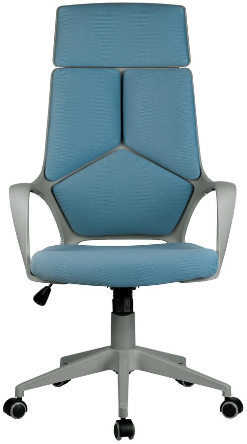 Компьютерное кресло Riva RCH 8989 офисное, обивка: текстиль, цвет: серый/синий