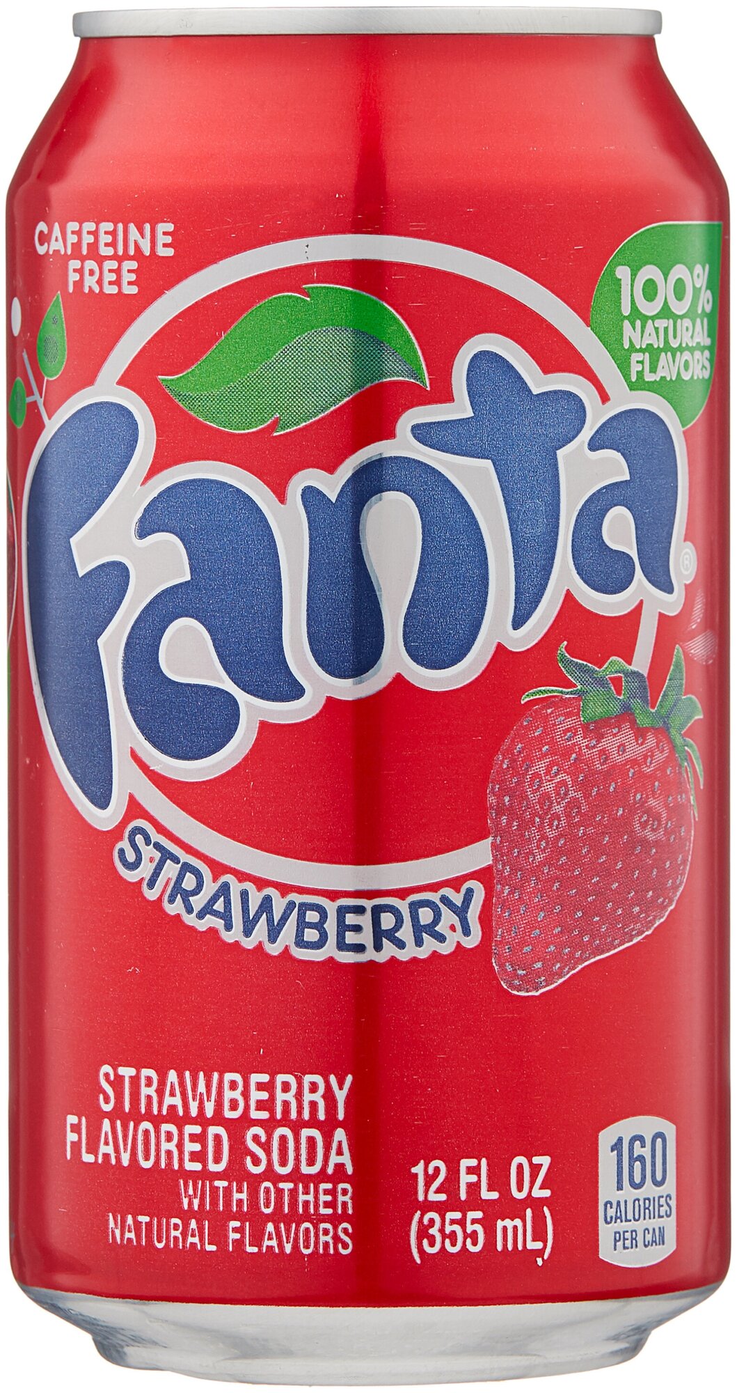 Газированный напиток Fanta Strawberry / Фанта Клубника 355 мл. (США) - фотография № 1
