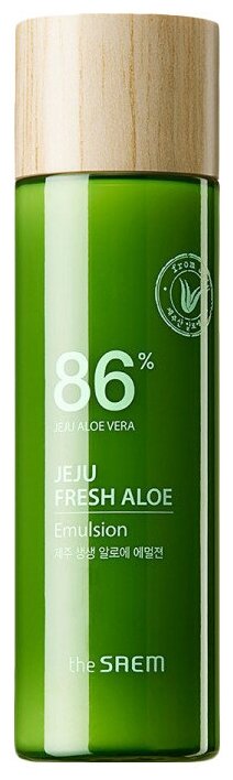 The Saem Jeju Fresh Aloe Emulsion Эмульсия для лица увлажняющая с алоэ, 155 мл