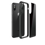 Чехол-накладка для iPhone X/XS HOCO ZERO POINT TPU черная + стекло - изображение