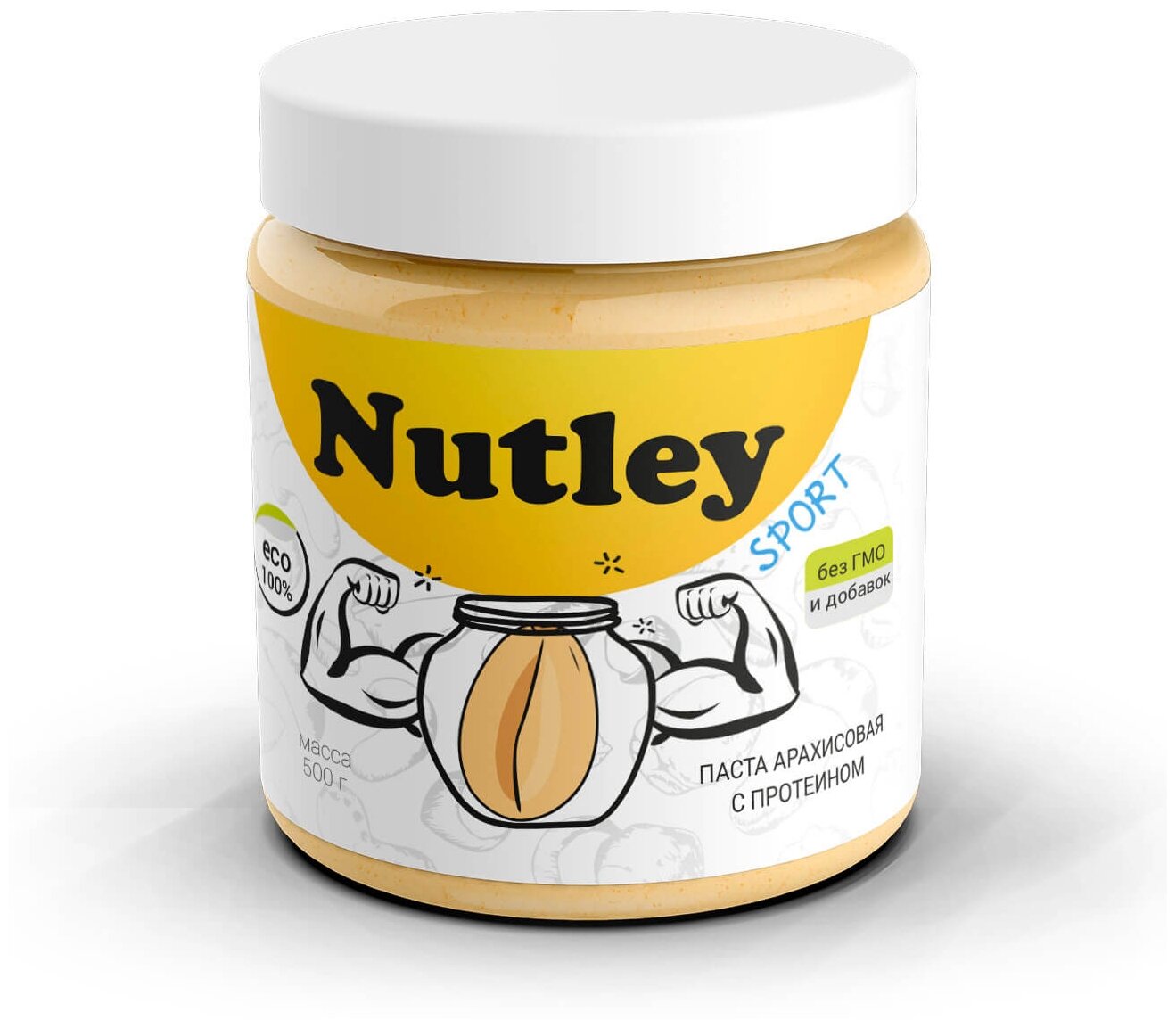 Арахисовая паста с протеином Nutley 500 г - фотография № 1