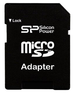 Карта памяти microSD 32GB Silicon Power Elite Gold microSDHC Class 10 UHS-I U1 85Mb/s (SD адаптер) - фото №2