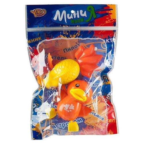 фото Набор для ванной yako мини мания утенок и рыбка (b85558) желтый/оранжевый