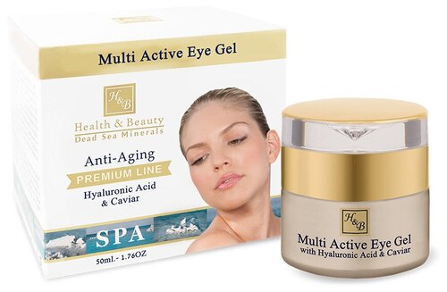 Health & Beauty Гель Dead Sea Minerals Anti-Aging Hyaluronic Acid & Caviar для кожи вокруг глаз с гиалуроновой кислотой и экстрактом икры