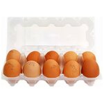 Яйцо куриное Алена столовое С0 10 шт - изображение