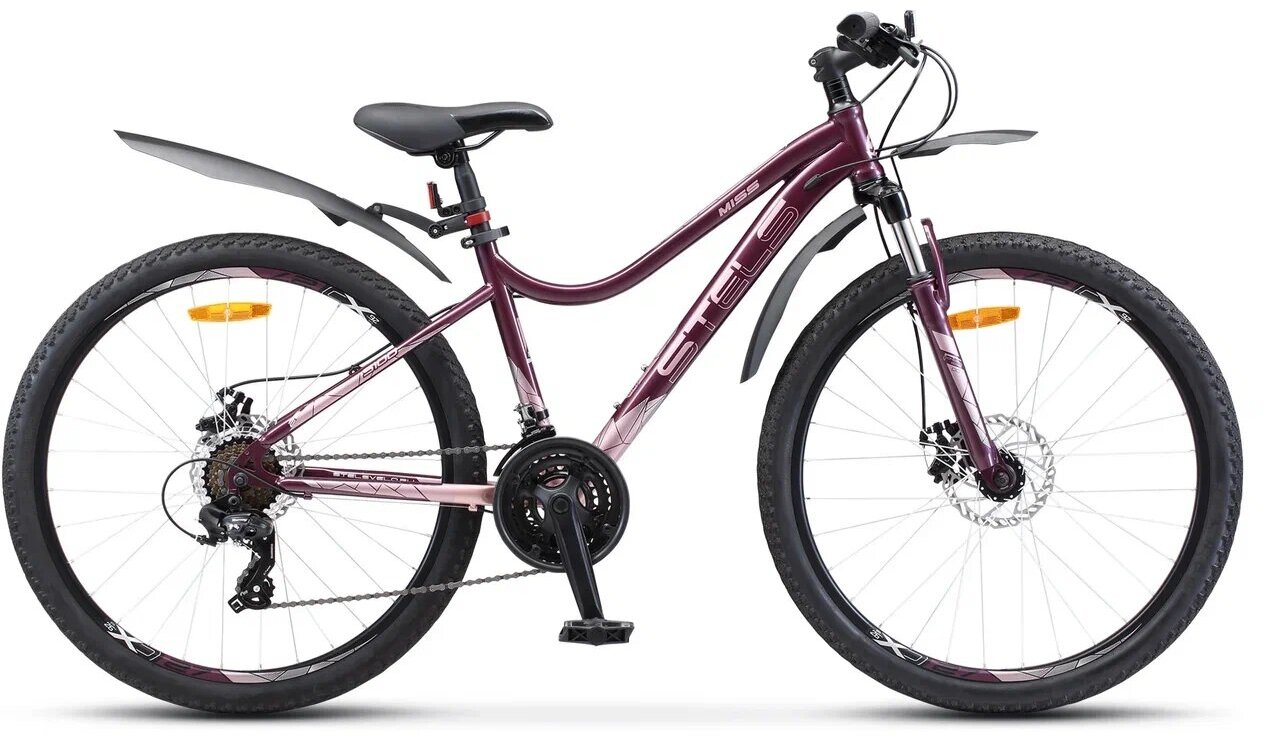 Велосипед STELS Miss 5100 MD 26" V040 рама 15" Светло-пурпурный (требует финальной сборки) 2023