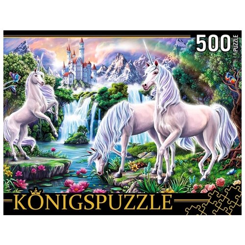 Пазл Konigspuzzle Волшебные единороги (ХК500-6311), 500 дет.