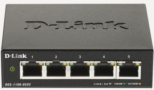 Изображение товара Коммутатор D-link DGS-1100-05V2/A1A