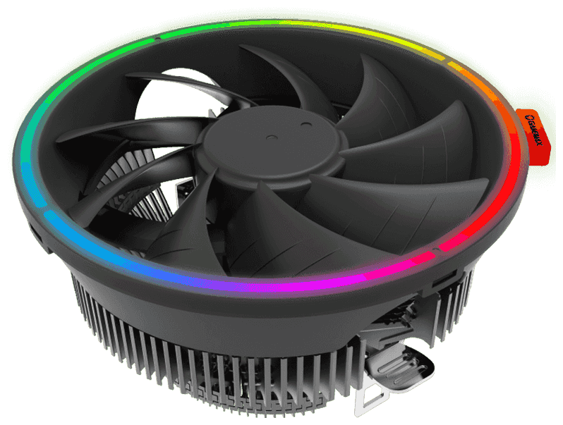 Кулер для процессора GameMax Gamma 200, черный/RGB