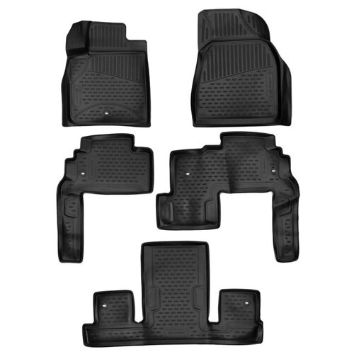 фото Коврики в салон element chevrolet trailblazer, 2013-> 1 шт., 3 ряд (полиуретан), element3d0838210k