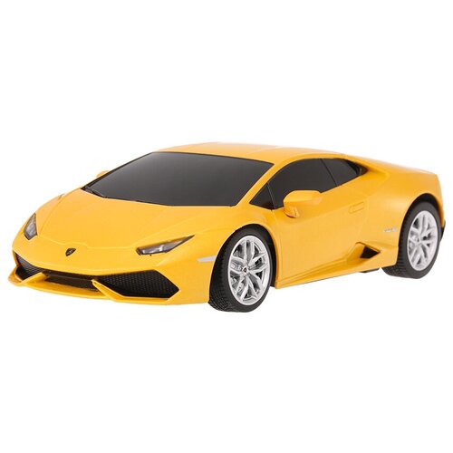 Гоночная машина Rastar Lamborghini Huracan LP 610-4, 71500, 1:24, 18.6 см, желтый машина р у 1 24 lamborghini huracan lp 610 4 цвет желтый 2 4g 71500y