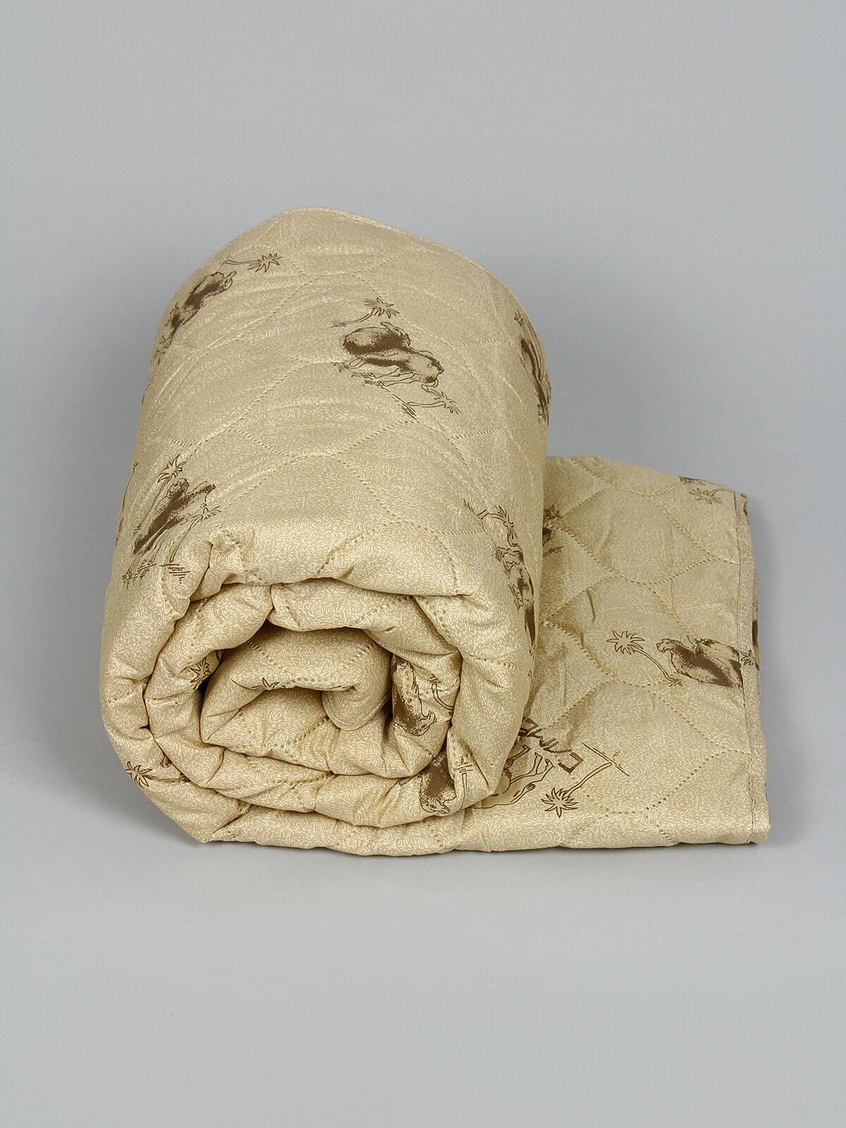 Одеяло "Верблюжья шерсть" облегченное, Евро размер, в полиэстере, плотность 150 г/м2 - фотография № 5