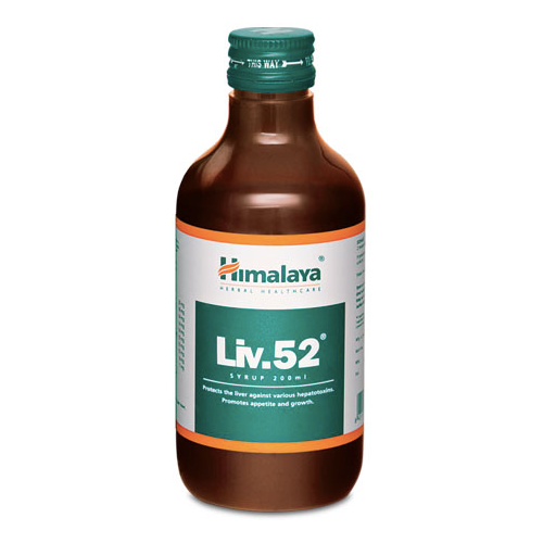 Сироп Лив 52 Хималая (Liv.52 Syrup Himalaya) для печени, при циррозе, гепатите, анемии, 200 мл