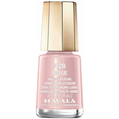 Mavala Лак для ногтей Nail Color Pearl, 5 мл, 328 Rose