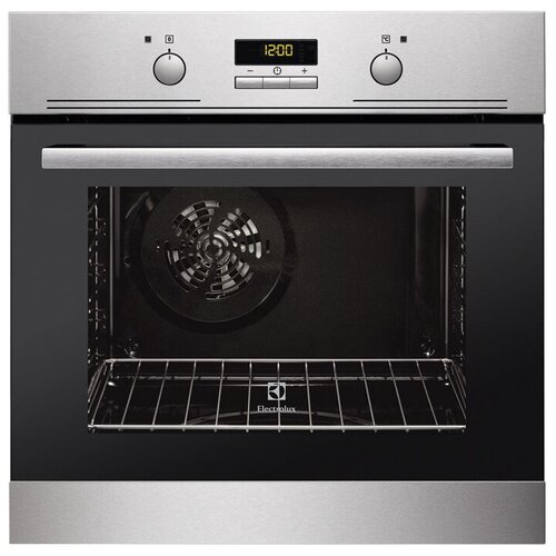 Встраиваемая электрическая духовка ELECTROLUX 594x594x568 гриль дисплей конвекция таймер часы серебристая 2363200₽