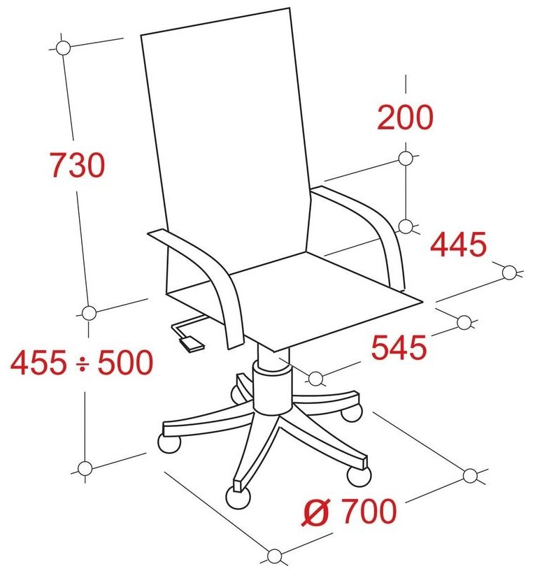 Кресло BN_Hg_EChair-652 TPU кожзам черный, пластик серый - фотография № 2