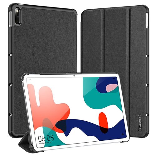 фото Ультра-тонкий чехол-обложка mypads для huawei matepad wifi/ lte 10.4 (bah3-w09 / l09) из качественной импортной кожи с функцией засыпания для huawei matepad wifi/ lte 10.4 (bah3-w09 / l09) черного цвета