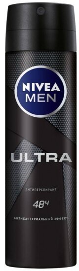 Антиперсперант спрей Nivea MEN Ultra, 150 мл