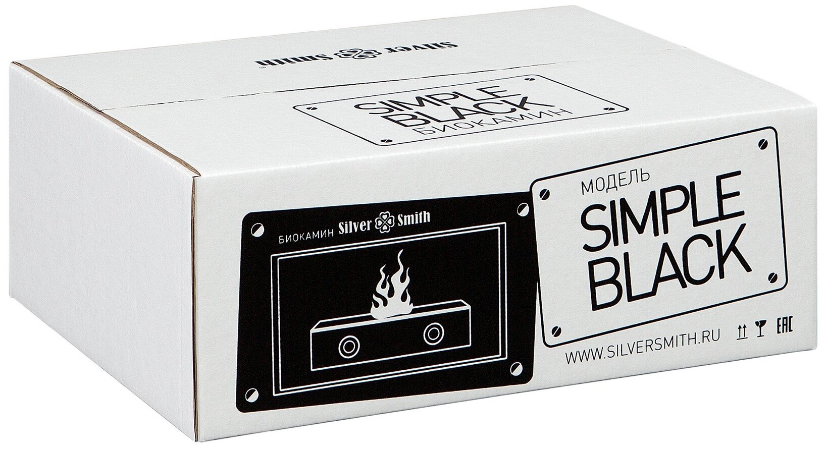 Настольный биокамин Silver Smith Simple Black - фотография № 6