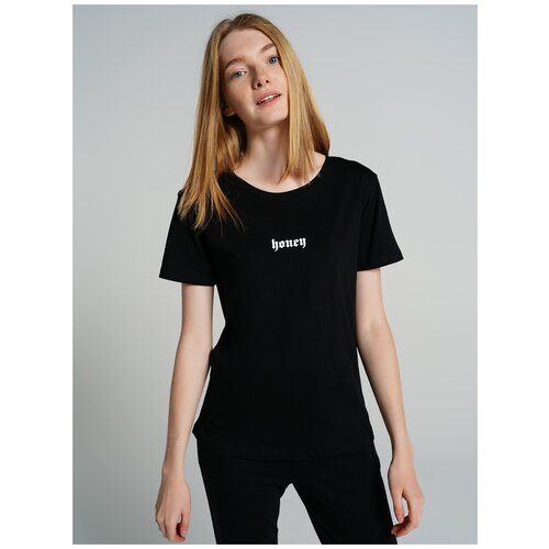 фото Футболка с кор.рукавом твое 76361 размер s, черный, women