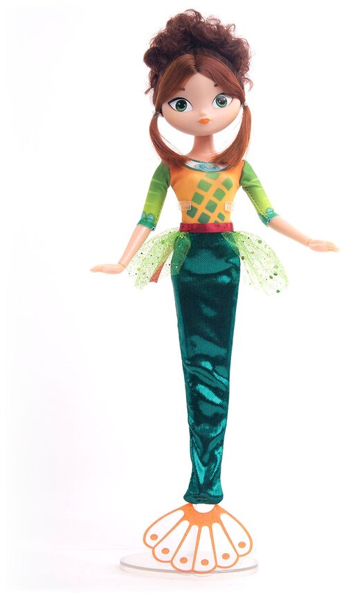 Кукла Gulliver Сказочный патруль Маша Русалка 28 см FPMD002 зеленый