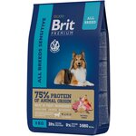 Сухой корм для собак Brit Premium, при чувствительном пищеварении, ягненок с индейкой - изображение