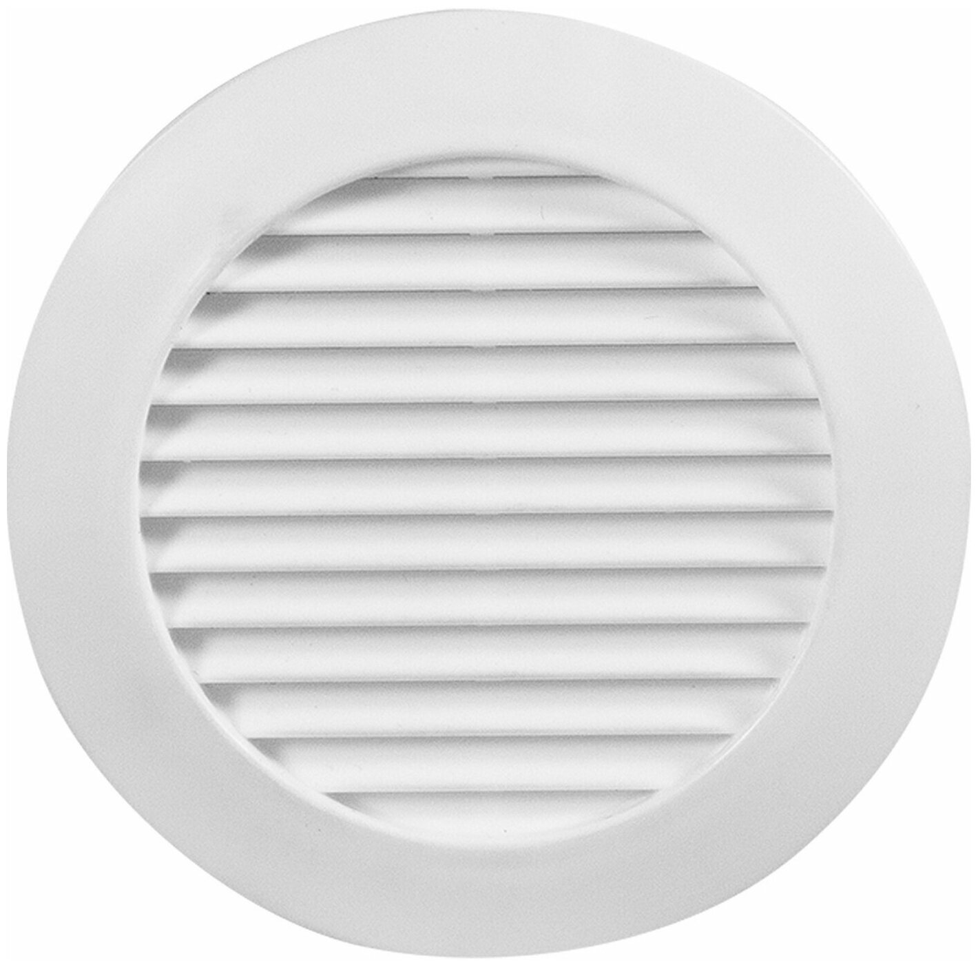 Решётка вентиляционная дверная, круглая 58 мм, цвет белый, комплект из 2 шт. - фотография № 4