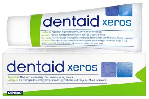 Зубная паста Dentaid Xeros, 75 мл, 119 г, белый-зеленый