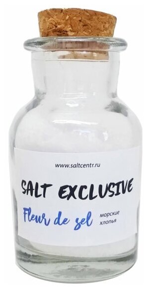 Соль SALT EXCLUSIVE пакистанская Fleur de Sel (морские хлопья), 40 гр.