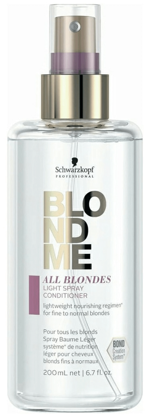 Кондиционер для волос Schwarzkopf Professional Blondme - All Blondes - Light Spray Conditioner Спрей-кондиционер для тонких волос 200 мл.