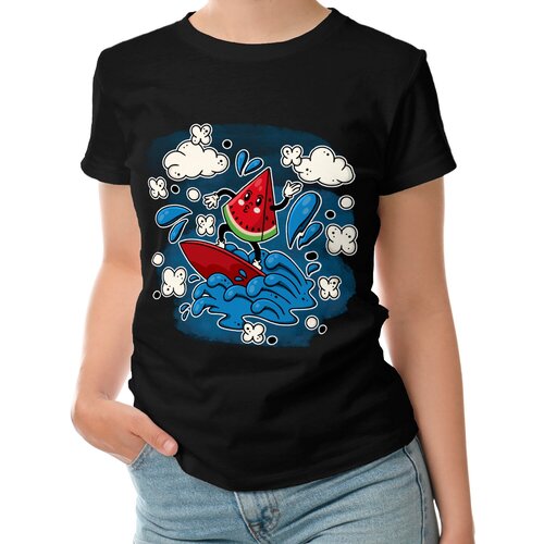 фото Футболка roly, размер s, черный