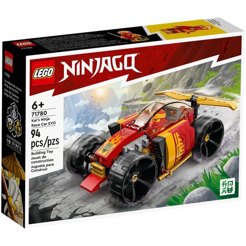 Конструктор LEGO NINJAGO 71780 Kai’s Ninja Race Car EVO, 94 дет. конструктор lego ninjago 71780 гоночный автомобиль ниндзя кая