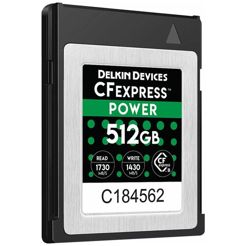 Карта памяти Delkin Devices Power CFexpress Type B 512GB