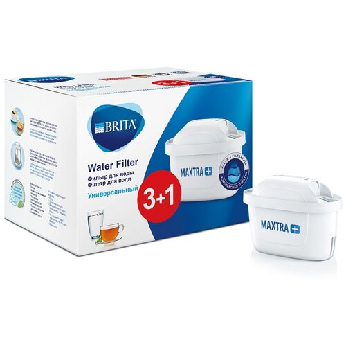 BRITA Картридж Maxtra+ Универсальный, 1 уп, 4 шт. brita maxtra универсальный 280 л 1 уп 6 шт