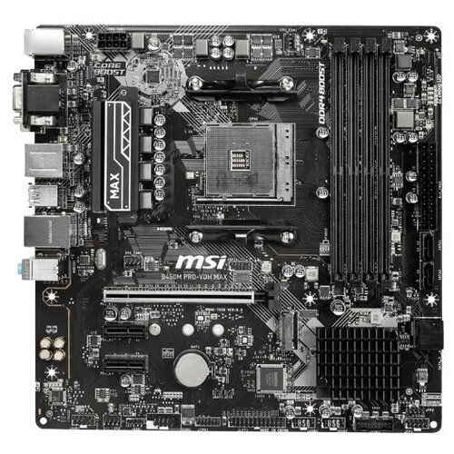 Материнская плата MSI B450M PRO-VDH MAX