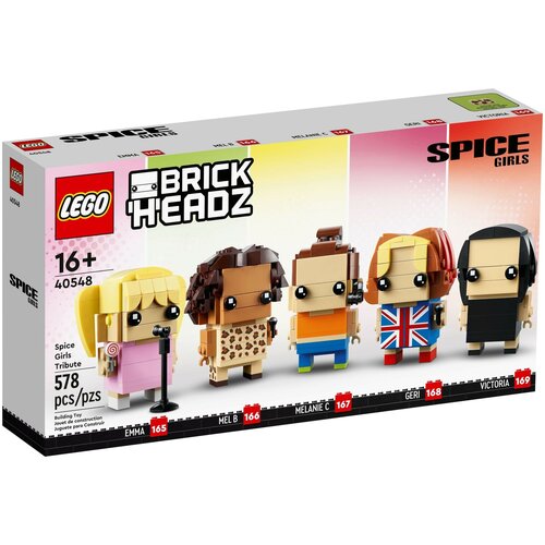 Конструктор LEGO LEGO BrickHeadz 40548 Сувенирный набор Spice Girls конструктор lego brickheadz 40443 волнистый попугайчик budgie 261 дет